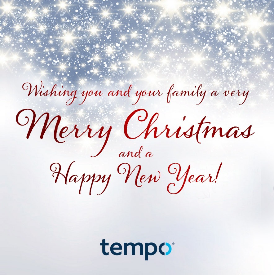 TempoLLC's tweet photo. The Tempo family wishes you and yours a very Merry Christmas and the promise of a bright New Year in 2021. https://t.co/RgifiBfYtT