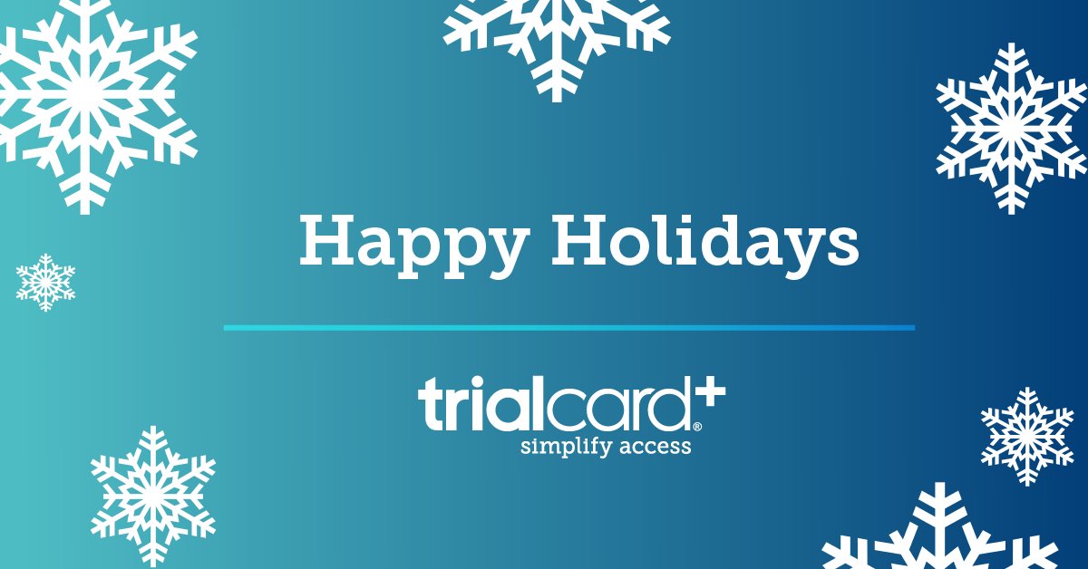 _mercalis's tweet photo. The TrialCard team wishes you health, happiness, and peace this holiday season and through the coming year! https://t.co/hxEXhdWncF