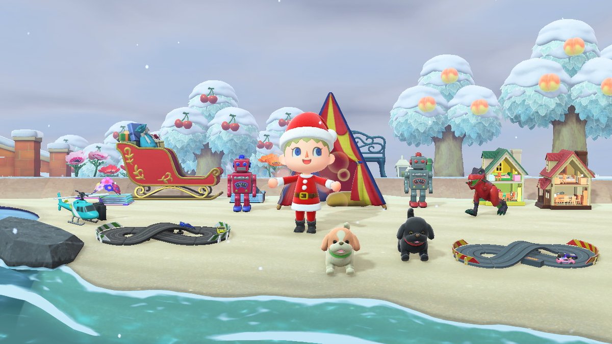 RoseBayPics's tweet photo. Happy toy day from my snowy island! #AnimalCrossing https://t.co/sXI12qaB19