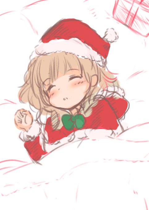 この時間に起きてる人たちにサンタさんを待つうちの子をコッショリ共有 