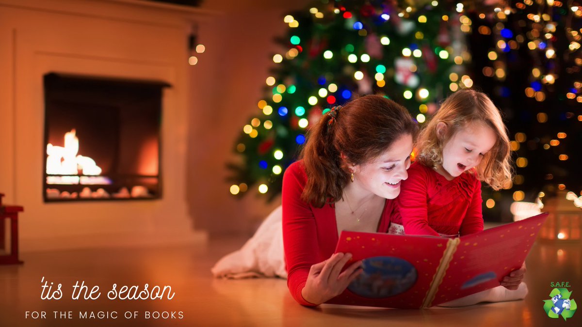 Start a new tradition this year. 

In Iceland, #Jólabókaflóðið, or Christmas book flood, is when people gift each other books, &amp; then spend the evening of Dec 24th reading. 

Need a book? Visit SAFE’s Little Lending Library at the Chicken Farm Art Center to borrow one for FREE!