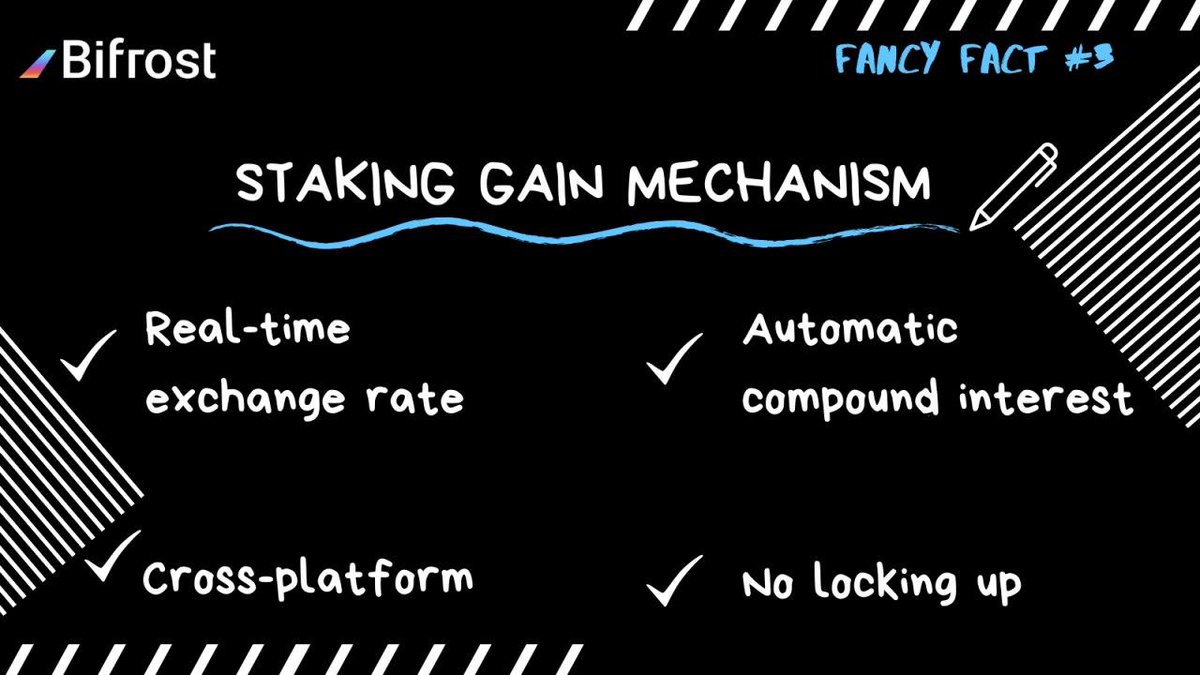  @bifrost_finance :Staking’s liquidity with double rewards, leverage and anti-inflation. With the staking token called vToken you will be able to use it for DeFi, Dapps, cross-chain and in exchanges