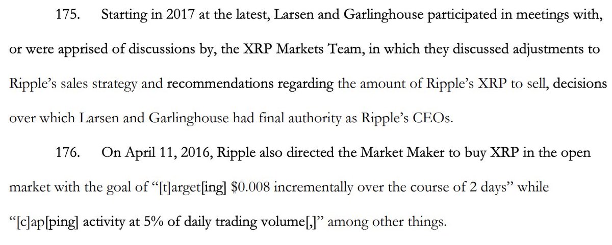 - XRPL is decentralization theater with the primary UNL managed by Ripple- Engages in a large amount of market manipulation to extract value from retail- Ripple controls the vast majority (60%+) of the supply- Ignored warnings from their law firm that XRP was a security