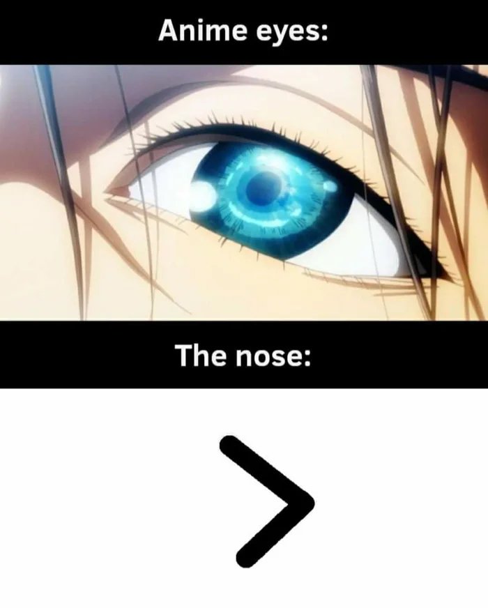 Anime memes on X: Gojo's eyes are beautiful Post