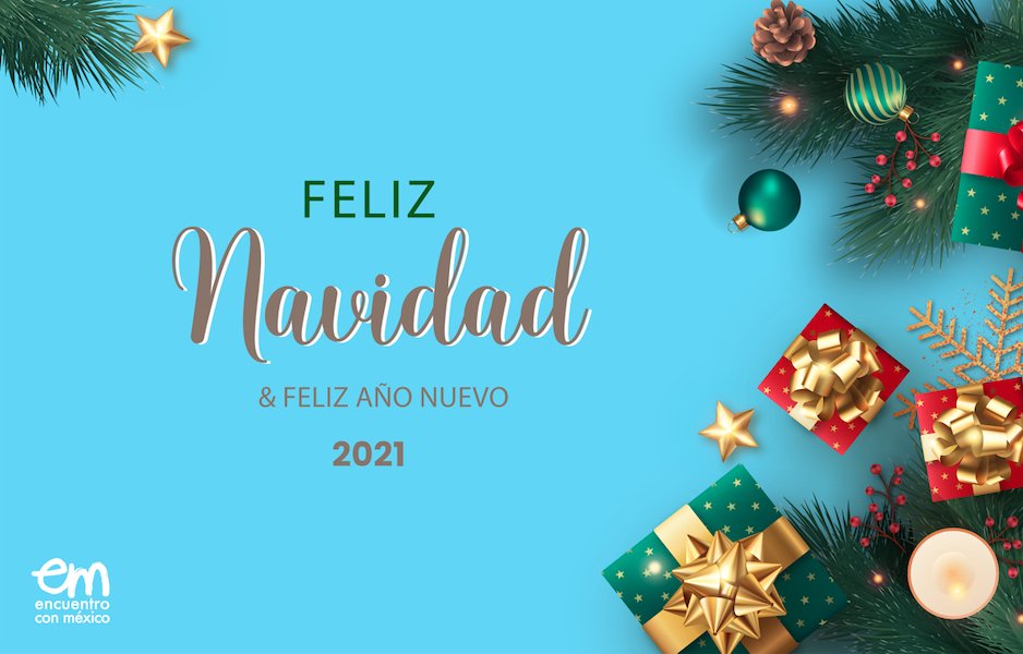 Todo el equipo de Encuentro con México deseamos que esta Noche Buena este llena de luz y amor en compañía de tus seres queridos. ¡Feliz Navidad!

#EM2020 #Navidad