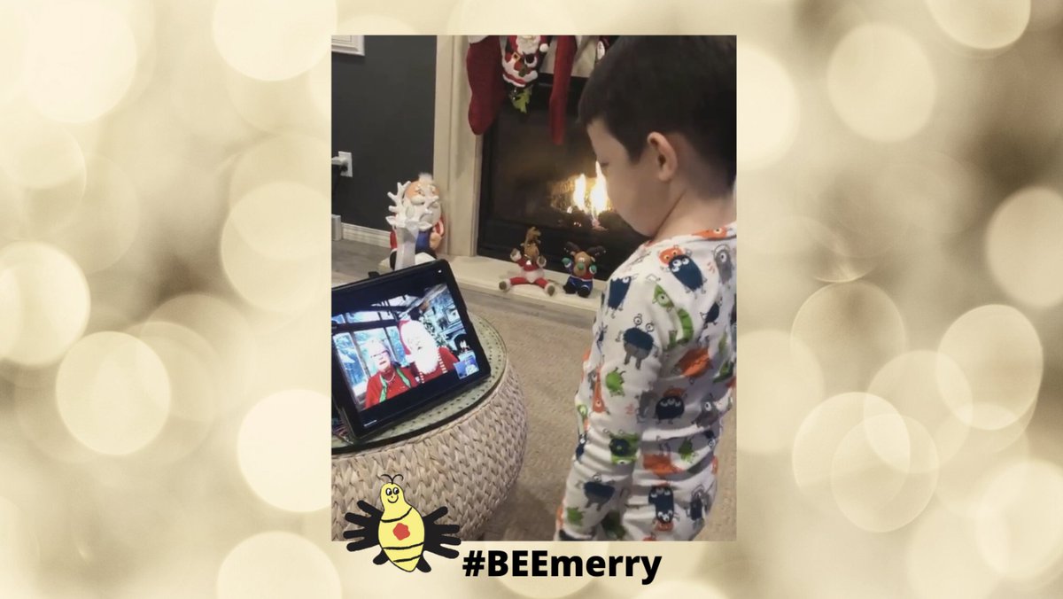 BumbleBeefound's tweet photo. #TBT - Here's two of our #BBFkiddos Monse and Ayden enjoying our recent #BEEfunTuesday holiday events - gingerbread house making and an interactive Zoom call with Santa and Mrs. Claus.π
'Tis the season to #BEEmerry!β€οΈπππ
#leukemiawarriors π§‘πͺ
#MerryChristmasEve https://t.co/NxHt9PRua1
