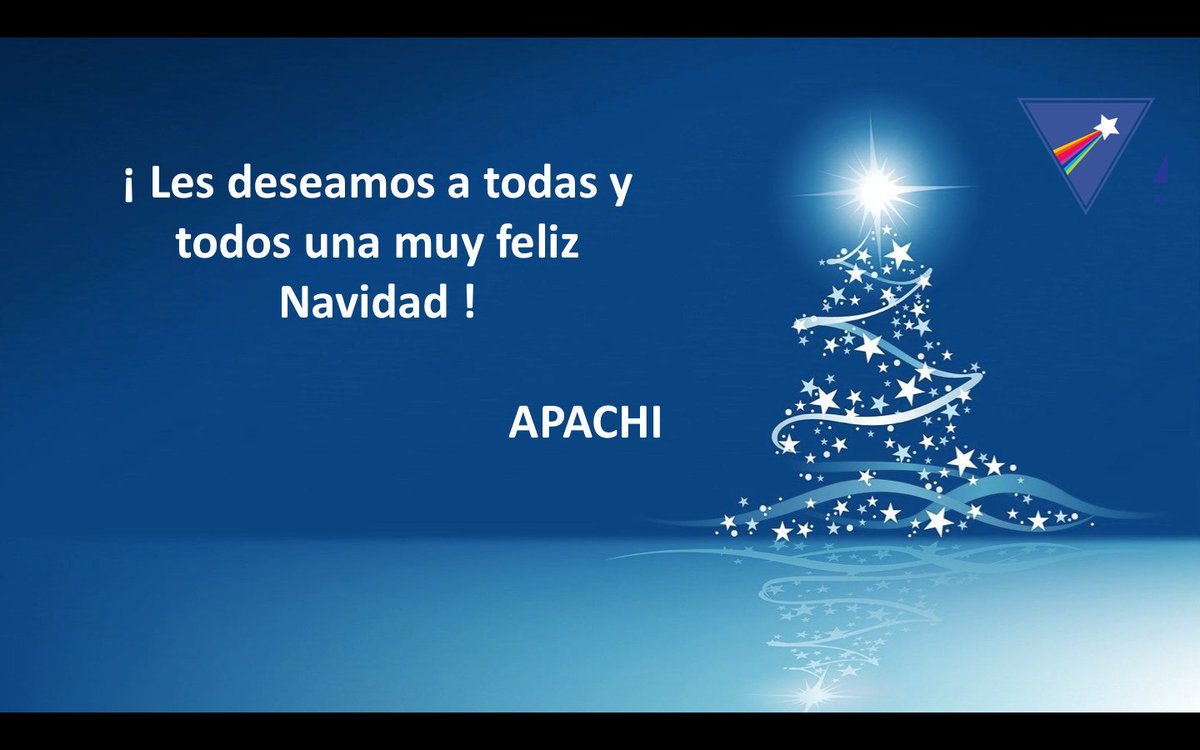 ¡Feliz navidad les desea APACHI!