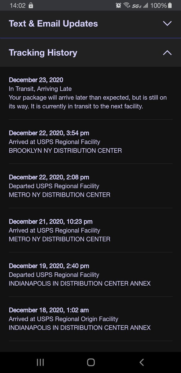 dckspodcasts's tweet photo. DAYS LATE.  SUPPOSEDLY IN BROOKLYN.  LATE.  NO UPDATES.  LIED TO.  This is why the @USPS sucks.  @USPSHelp dropping the ball.

#fml #lateasusual https://t.co/BFLUqTHiz6
