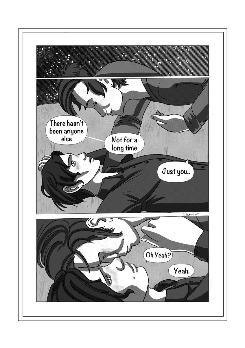 CieraKilo's tweet photo. Merry Yule @umbr_el_on  ! #SylvbertSanta   A small comic, FWB to Lovers, Modern Holiday AU. 💕 https://t.co/vBp4m42NRm