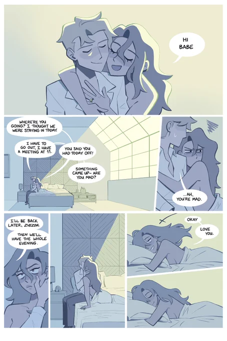 Hard Lacquer is my long-form webcomic about lesbian spies that I've been working on for about a year now. I literally never stop talking about it, and you can read it from the beginning here: https://t.co/QzkwhFgoz5 ?? 