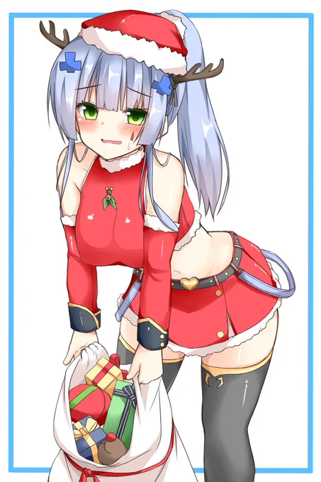 クリスマスHK416
プレゼントはサンタさんでお願いします
#ドルフロ
#少女前線 
