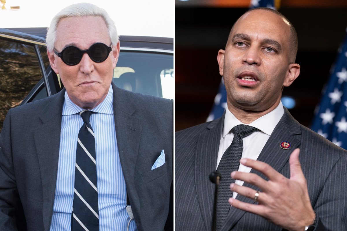 Roger Stone vows to file $25M defamation suit against Rep. Hakeem Jeffries