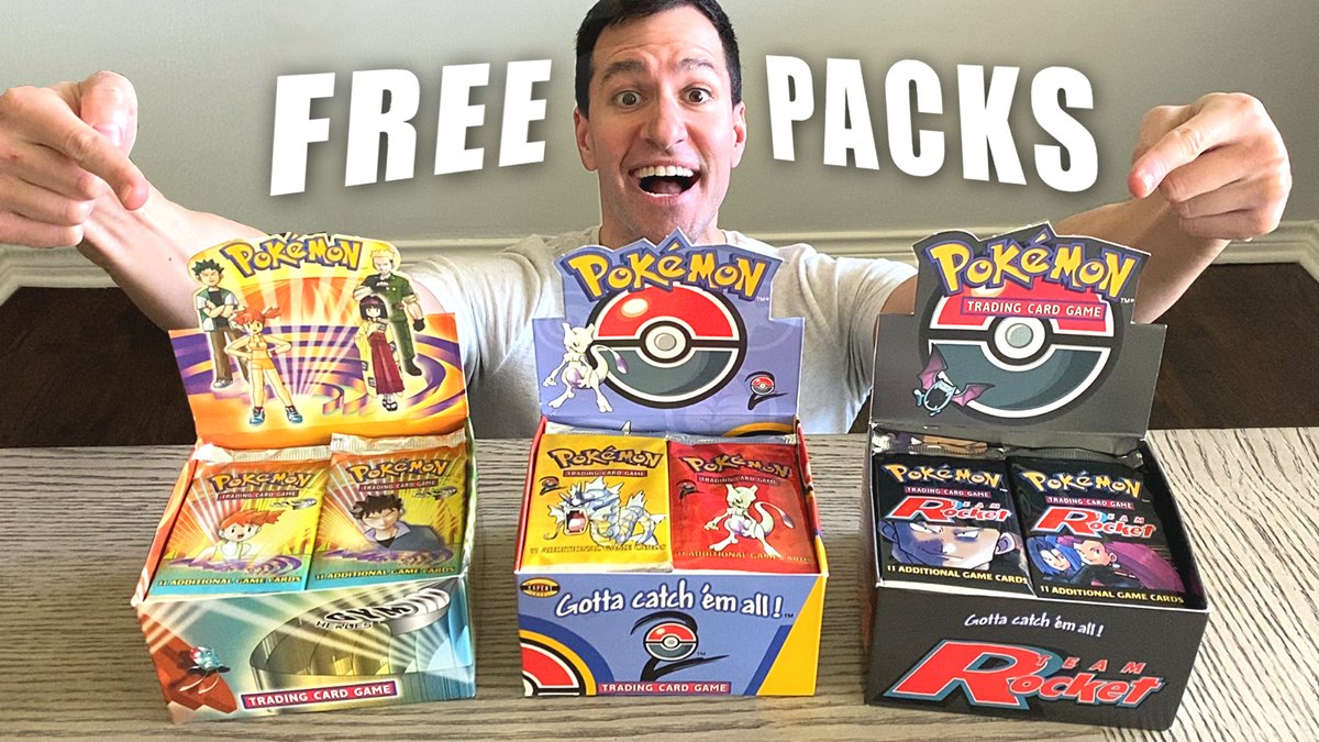 FREE VINTAGE PACKS! Special Pokemon Cards Opening! Watch:  https://t.co/ws0LqsnRxc