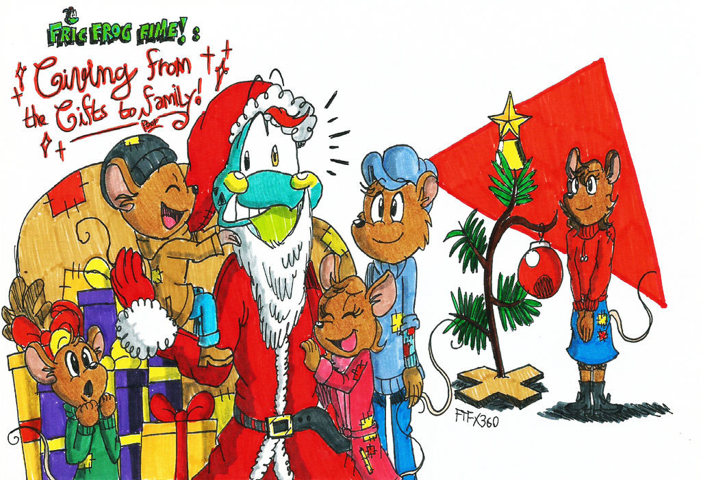 FTFTheToonist's tweet photo. [CLASSIC]The compilation of Christmas 2017, including my original characters from own series that I bring them the rest to the recent, after last year. 

#FTFTheToonist #MeTheCartoonist #FricFrog #FricFrogFime #DoodleMan #OCs #Original #Arts #OriginalSeries #Christmas #Throwback https://t.co/fcD46Yktw1