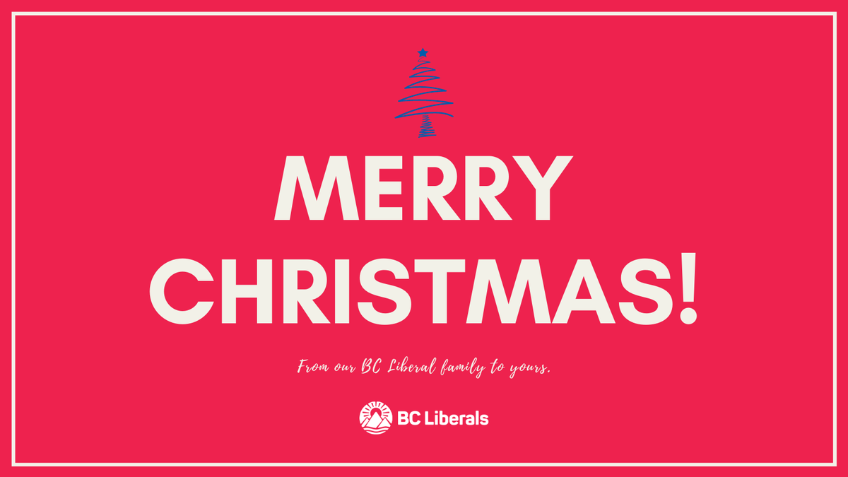 voteBCUnited's tweet photo. Christmas celebrations will look a little different this year, but as long as we stay safe and healthy, we can reunite with our family and friends very soon. Wishing you and your loved ones a very Merry Christmas! https://t.co/OAsfCXFrbe