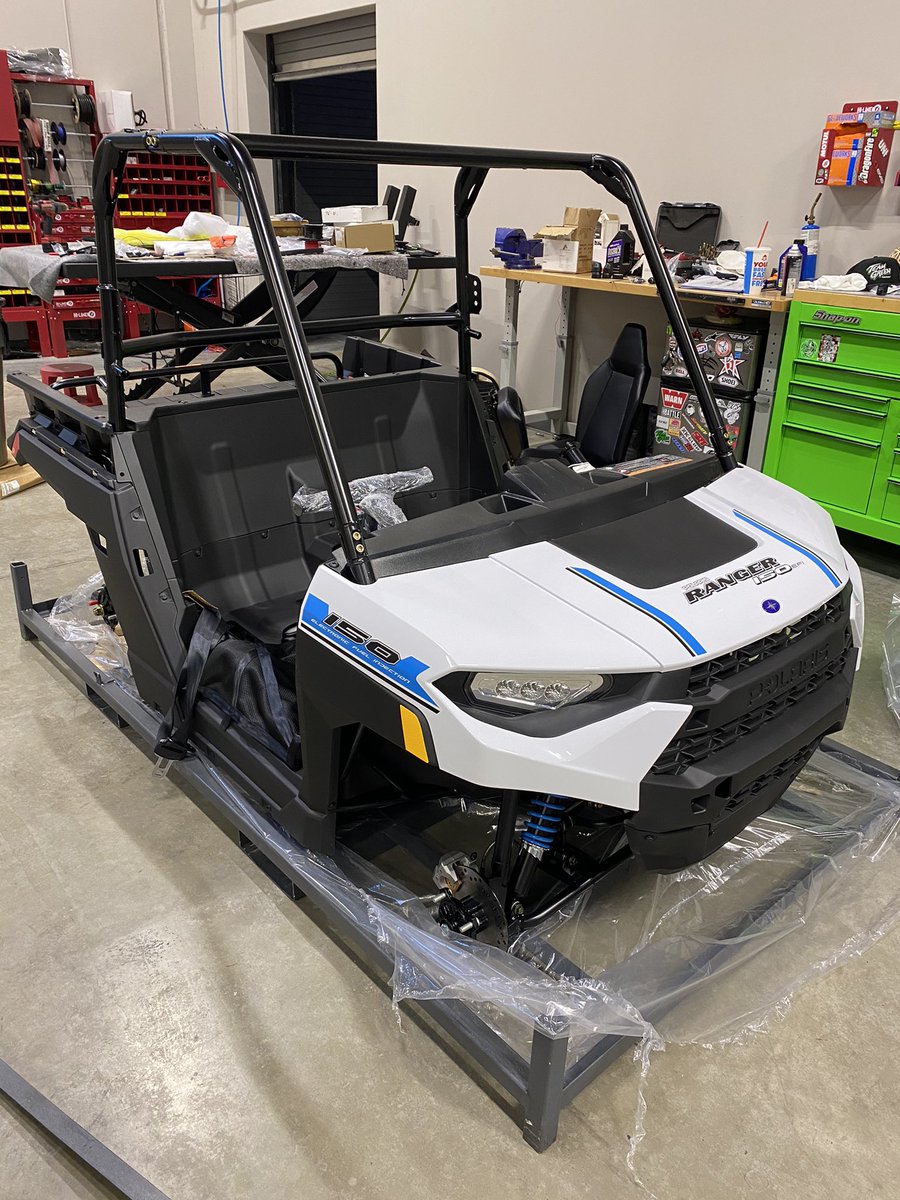 GrapevinePS's tweet image. Get the job done with the new 2021 Polaris Ranger 150 UTV it just hit the showroom floor! #polaris #grapevinepowersports #utv