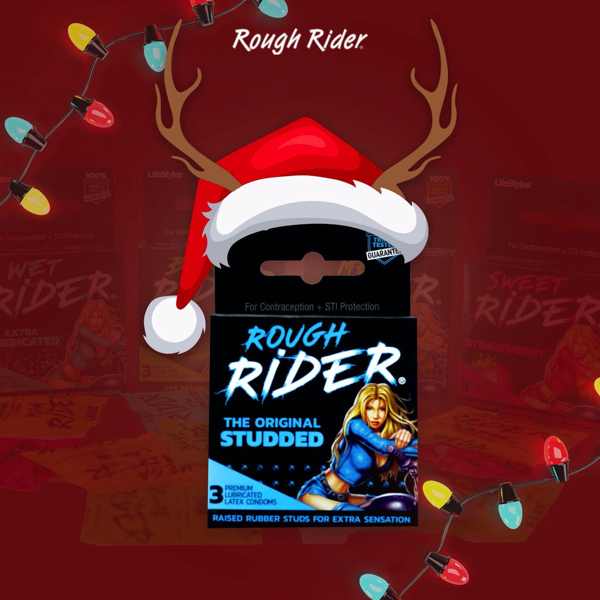 It’s not a reindeer, but you can still enjoy the ride! 🦌😁 #WalkWidYuhRider #NoCondomNoRide