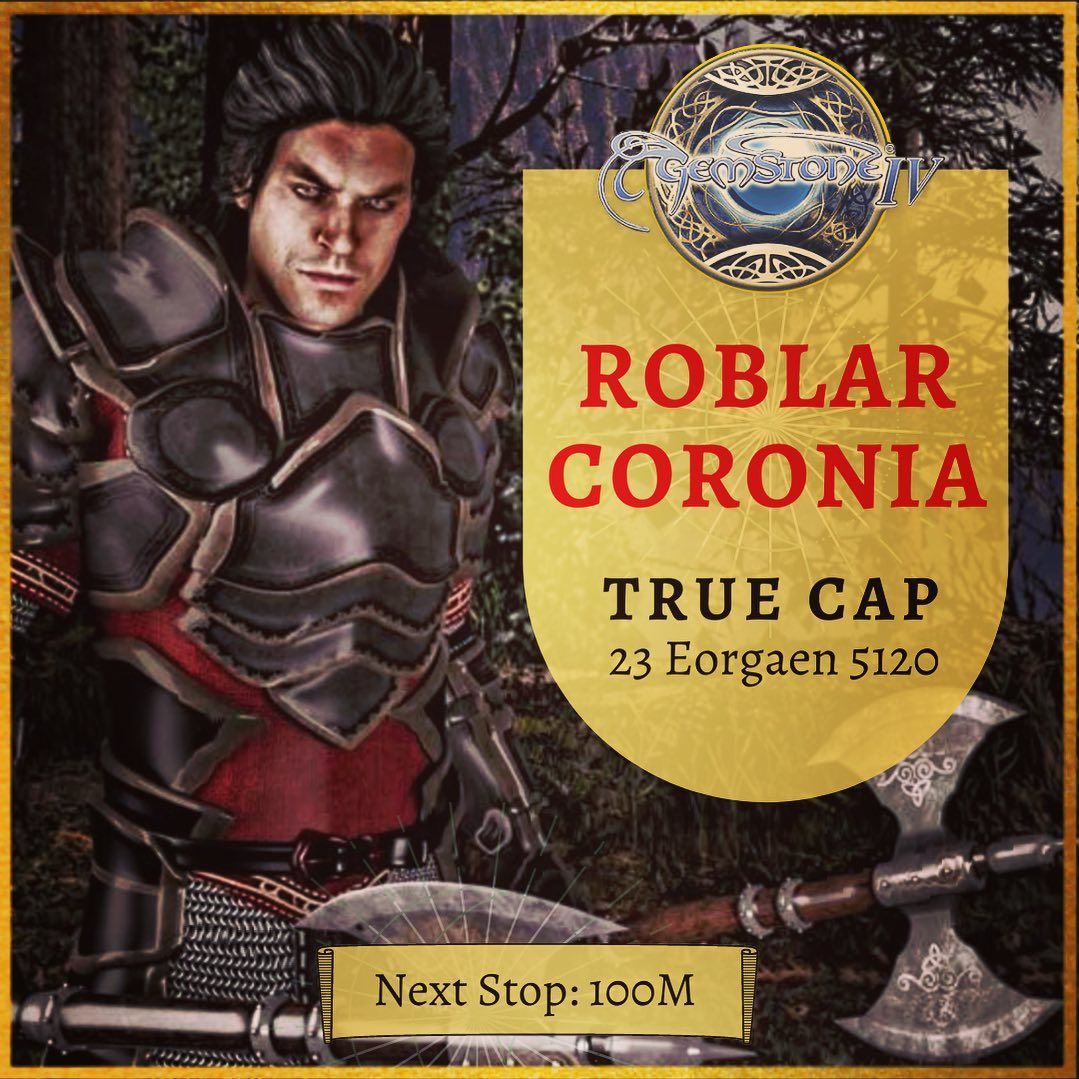 GemStoneIVNews's tweet photo. Commander Roblar reached that ultimate goal, #TrueCap, on Dec. 23, after a busy day of bounties. With over 85million exp, he's got nothing but Ascension in front of him now. What next? He said, "100m!" Congratulations, amazing accomplishment! #GemStoneIV
https://t.co/MMfSPJMAVf https://t.co/p3bFXk3O3V