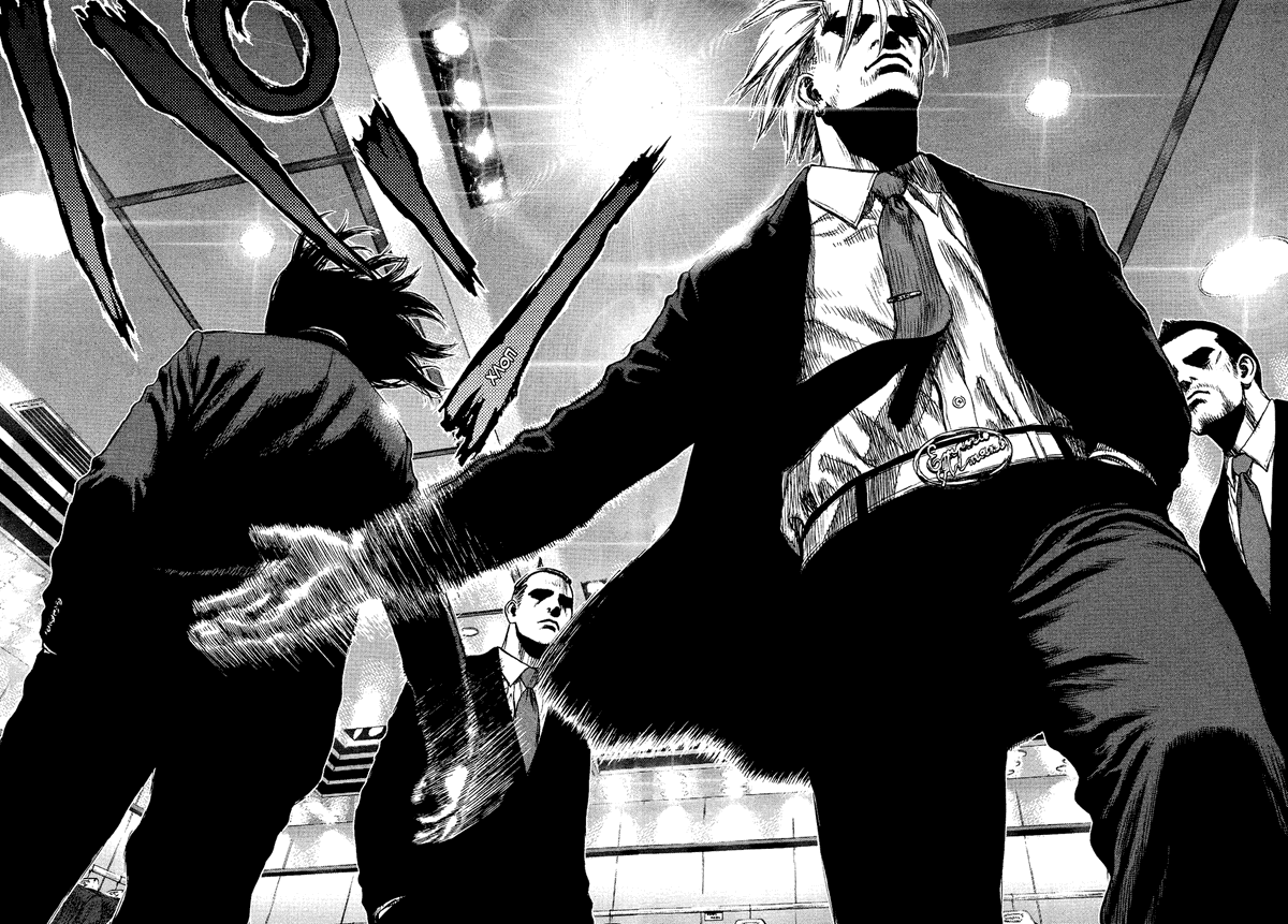 Et à partir de 2006 jusqu'à 2016 il créera son œuvre la plus célèbre, un incontournable du seinen, je parle bien évidemment de ce mastodonte qu'est Sun-ken rock, c'est le manga le plus long de la carrière de Boichi, fini en 25 tomes, Sun-ken rock deviendra l'œuvre qui a fait le