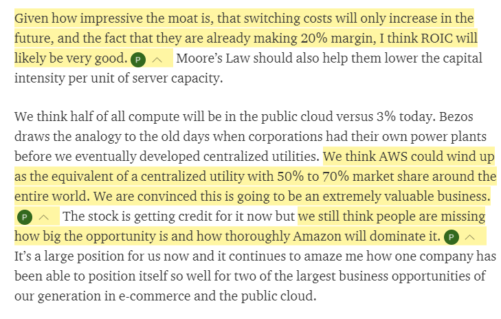 assessement of AWS in 2018