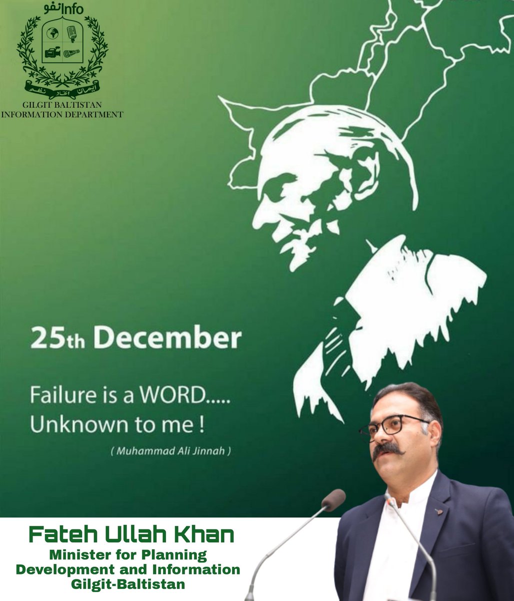 FatehUllahGBA2's tweet photo. Happy Birthday #QuaideAzam Muhammad Ali Jinnah The Great Leader and Founder of The Great Country #Pakistan 🇵🇰
#QuaidKaPakistan https://t.co/uJN35Mw5Ke