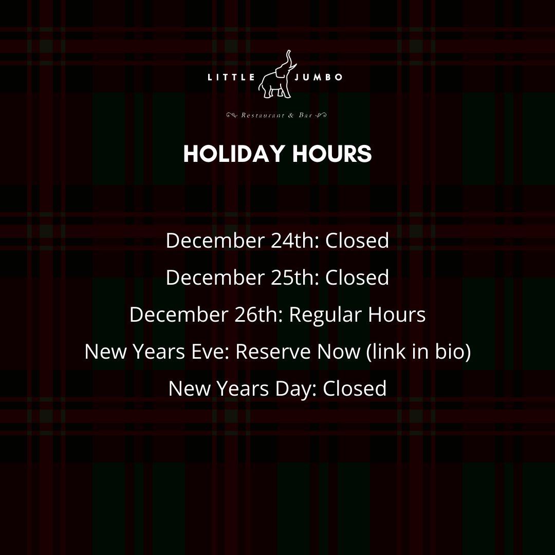 LittleJumboBC's tweet photo. 🎉 Wishing you all a very merry and festive holiday. See you on Boxing Day 😁 https://t.co/7GXBZ7CCUN