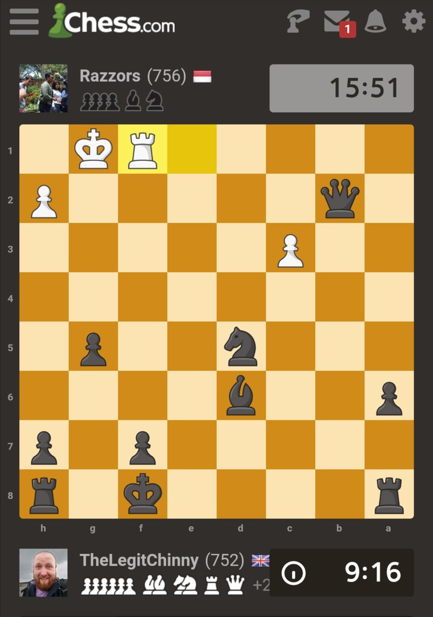 My chess game has improved so much after using the tutorials, opening theories and playing against the computer. If anyone is on this site and fancy a game, send me a message 👍
