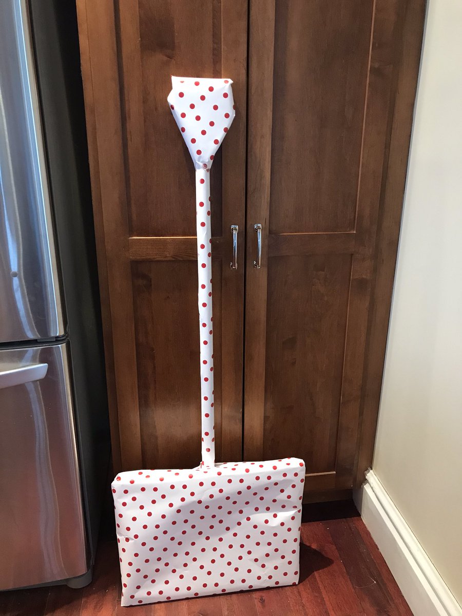 lisadrewradio's tweet photo. My Husband... #MasterWrapper. My sister will never guess what it is 😂 (..& Yes, she did put this on her wish list!) https://t.co/sYIGB3br9v