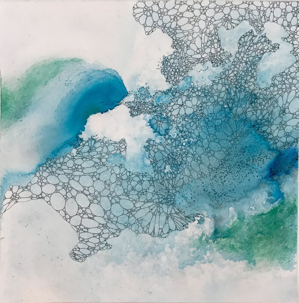 KateGravett's tweet photo. Happy Christmas Eve! Last #ArtAdventCalendar so there’s a little selection below. Thank you old followers and new for your support! #sciart #Science #mathart #generative @sciartnow @SGFADrawing #TAE @CambDrawingSoc @CambOpenArt #drawing https://t.co/jehGSbs3I8