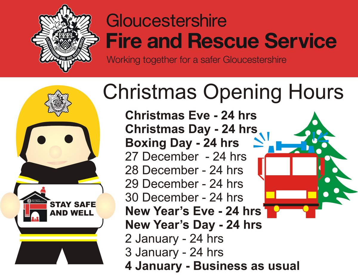 Gloucestershire Fire and Rescue Service (@Glosfire) on Twitter photo 2020-12-24 19:14:14