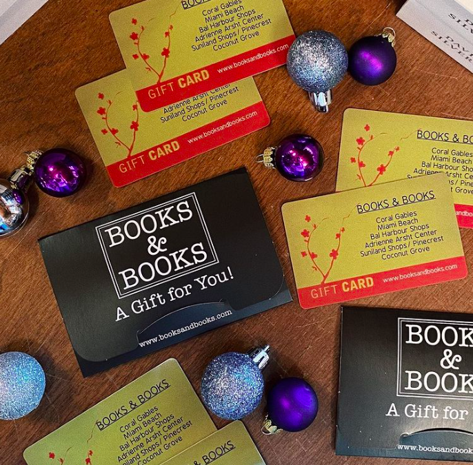 BooksandBooks's tweet image. The holidays are here and gift cards make great last minute gifts! They also make great gifts for yourself 😏  Buy in store or purchase and send an electronic one through booksandbooks.com #booksandbooks #indiebookstore #shoplocalmiami