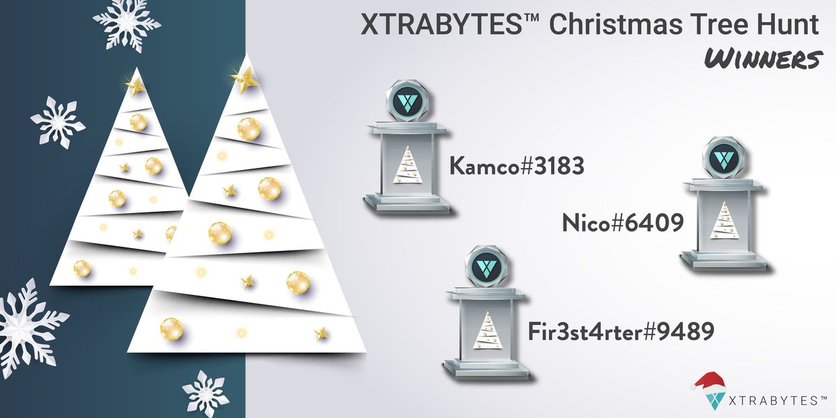 The time has come to announce the winners of our Christmas Tree Hunt!

You can claim your share of the 30,000 $XFUEL prize on our Discord.

Congratulations to our lucky winners and a happy Christmas Eve to our community as well!

#Crypto #cryptocurrencies #blockchain