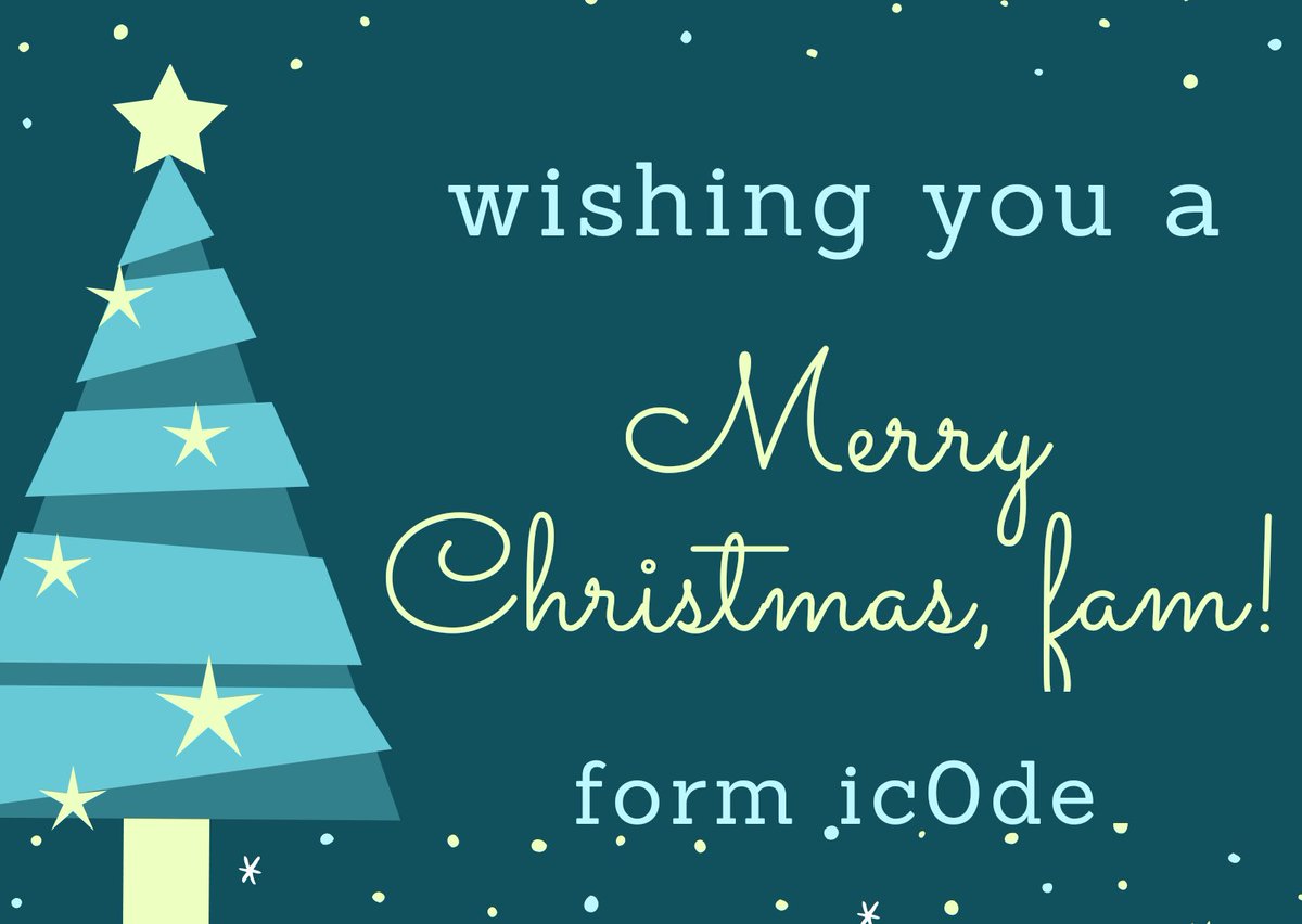 Ic0deWs's tweet photo. Merry Christmas 😄🎄🎁❄🎅 
 I hope your Christmas is filled with joy this year! https://t.co/UE9KGg8quX