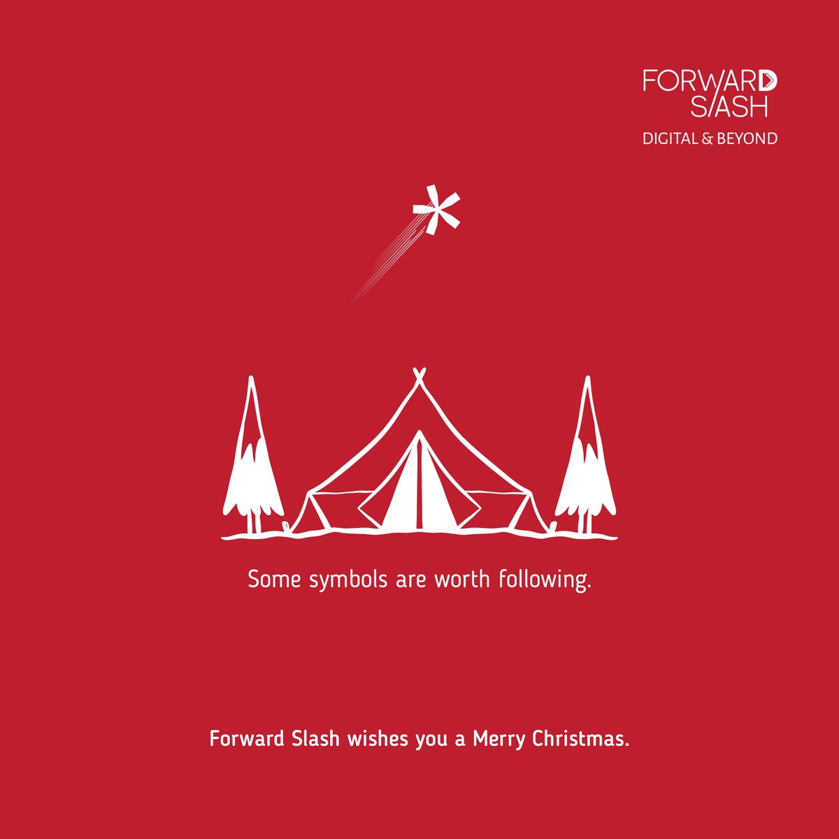 FwdSlashTech's tweet image. Look for symbols to get where you want to go. 
An arrow tells you to move, a hash tells you what&apos;s important, a period makes a statement. And a forward slash means a great digital marketing company. 
We wish you a great Christmas! Enjoy the season.
#HappyChristmas #MerryChristmas