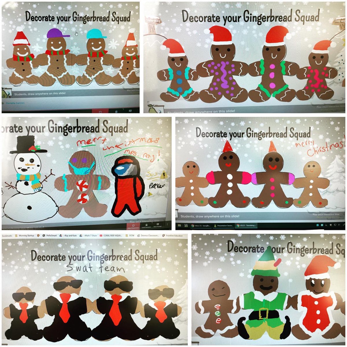 mathismythANG's tweet image. After translating, solving, and graphing inequality word problems, we decorated our own gingerbread squad! 🎨👨‍🎨