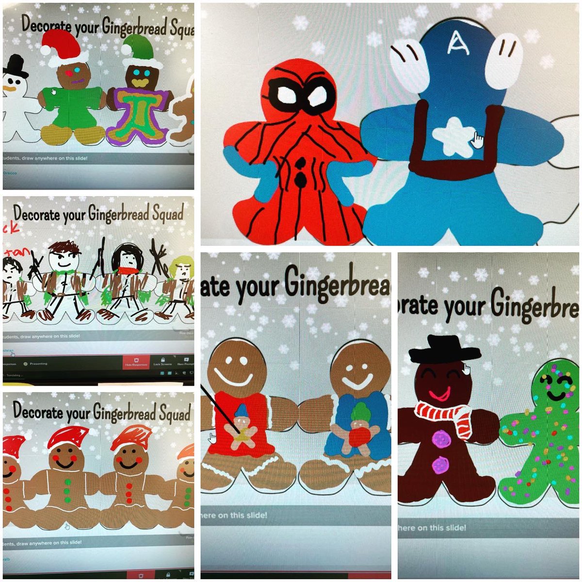 mathismythANG's tweet image. After translating, solving, and graphing inequality word problems, we decorated our own gingerbread squad! 🎨👨‍🎨