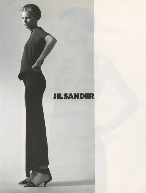 O.O. on X: For someone like me, who really got to know fashion design  first in the 90s. Stella Tennant was married in Helmut Lang and did this  gorgeous Jil Sander campaign.