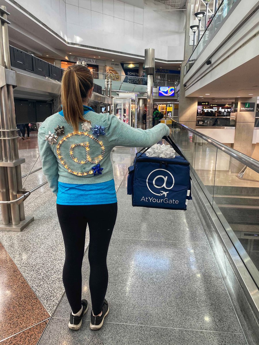 atyourgate's tweet photo. If you're traveling this holiday season, don't stress: we've got your back. Give yourself plenty of extra time, keep your cool, and #DontFlyHungry https://t.co/RRE59B6QA0