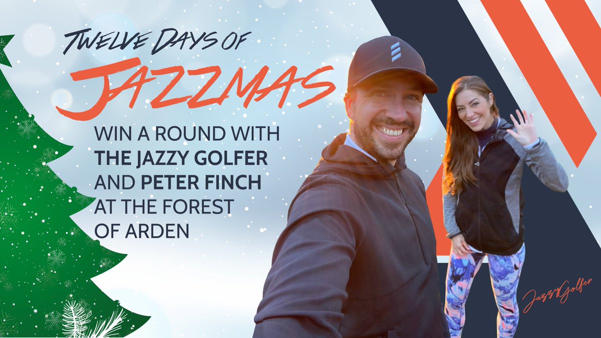 🎄The final day of the 12 Days of Jazzmas is here! The prize is a place in a 4 ball with me &amp; <a href="/PeterFinchGolf/">Peter Finch</a> at the <a href="/MarriottForestA/">Vulnerability</a> AND an overnight stay in the on site Marriott with breakfast*.

To Enter:
1️⃣ Follow me, @peterfinchgolf &amp; @marriottforesta 
2️⃣ Like &amp; Retweet this