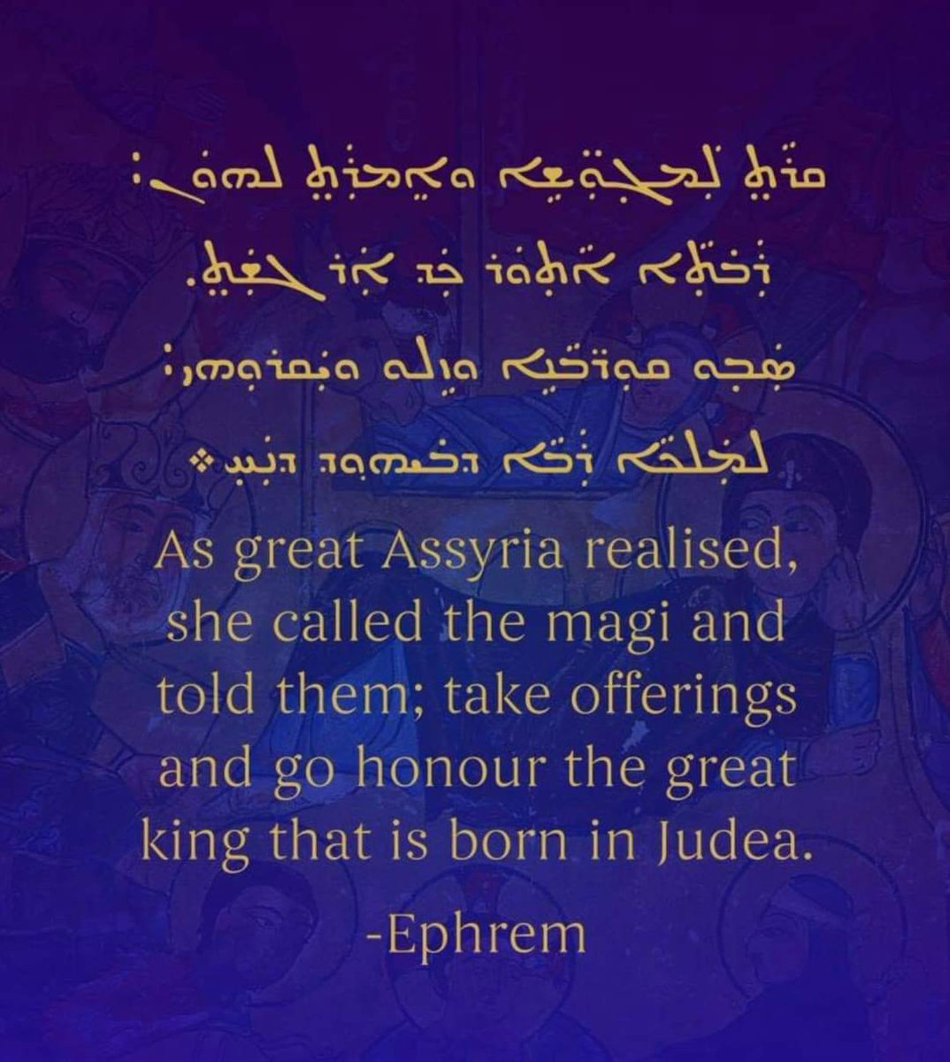 JessiArabou's tweet photo. A very Merry Christmas to all
Edokhon Breekha/Edo Bricho

Christmas word of the day: Barnasha

When Christ referred to himself he often used an Aramaic figure of speech, Barnasha, which means 'Son of man'. The word is still used in the Assyrian vernacular. https://t.co/E7x2tAfMkL