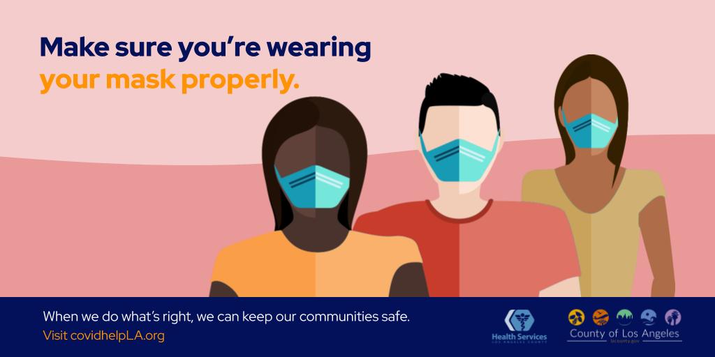 MpactTheater's tweet photo. Wearing a mask properly is an important part in stopping the spread of COVID. Remember to:✅ Wear a mask that covers your mouth, nose and chin completely✅ Make sure to wear a mask when  outside your home ✅ Don't touch the mask, and if you do, wash your hands. https://t.co/R3TMa6VdYT