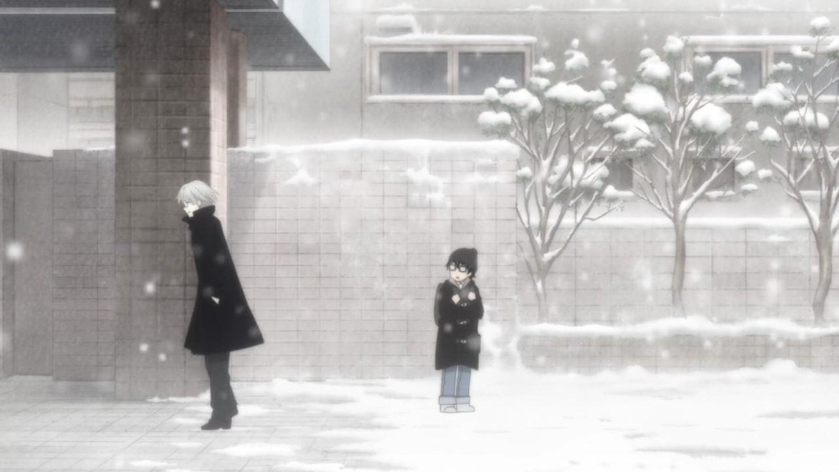 He looked like a ghost that was meant to be seen but not touched, he was unreachable in senese, he was like a figure in the sky that everyone worshipped.When Rei first saw him he looked like he was in awe and fascination with Souya's presence and not just Rei all the-