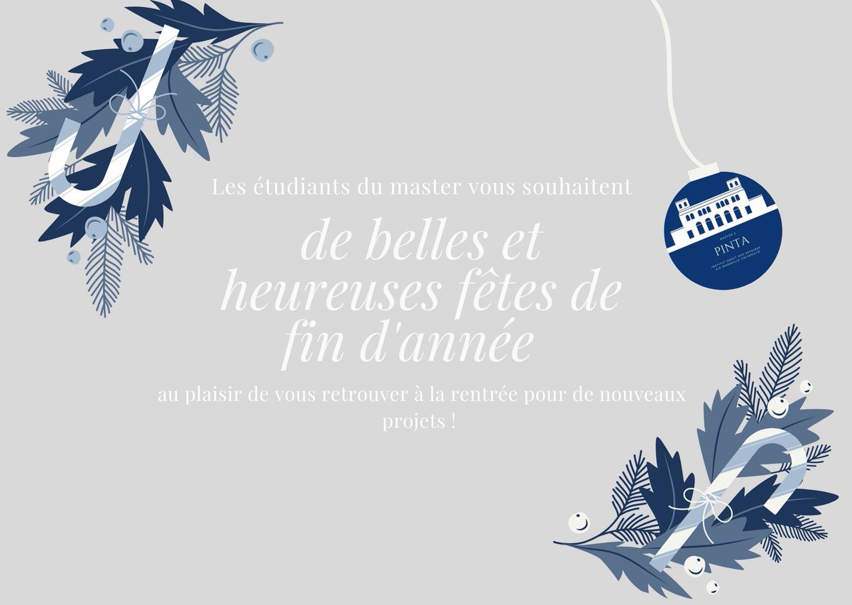 Master 2 PINTA Aix-en-Provence tweet media