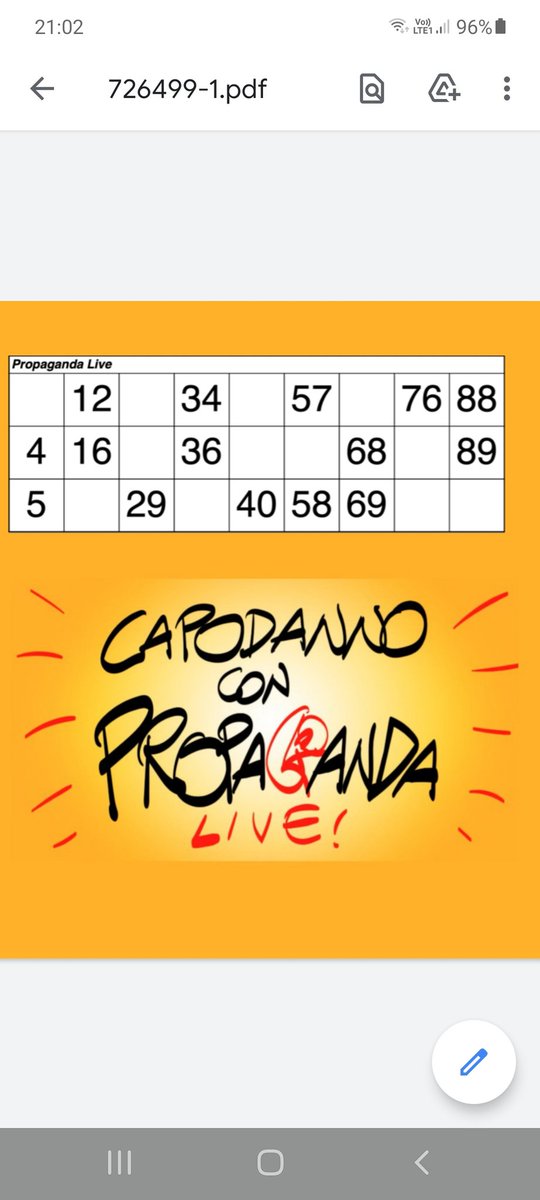 equobar's tweet image. Punto tutto sul 69 [Sott'e'ncoppa] #propagandalive  #propagandatombola