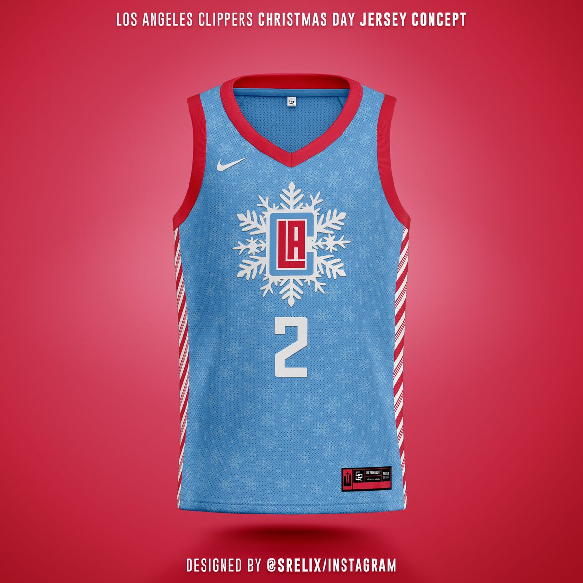 SRELIX - @laclippers x @nuggets Christmas Jersey Concepts
