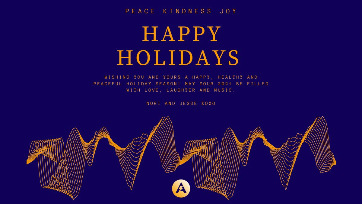 AgamiMusic's tweet photo. Sending holiday cheer and gigantic virtual hugs to our clients, friends and Agami fam. We are so grateful 🙏🏽💜❤️ https://t.co/KT4mQaVLx1