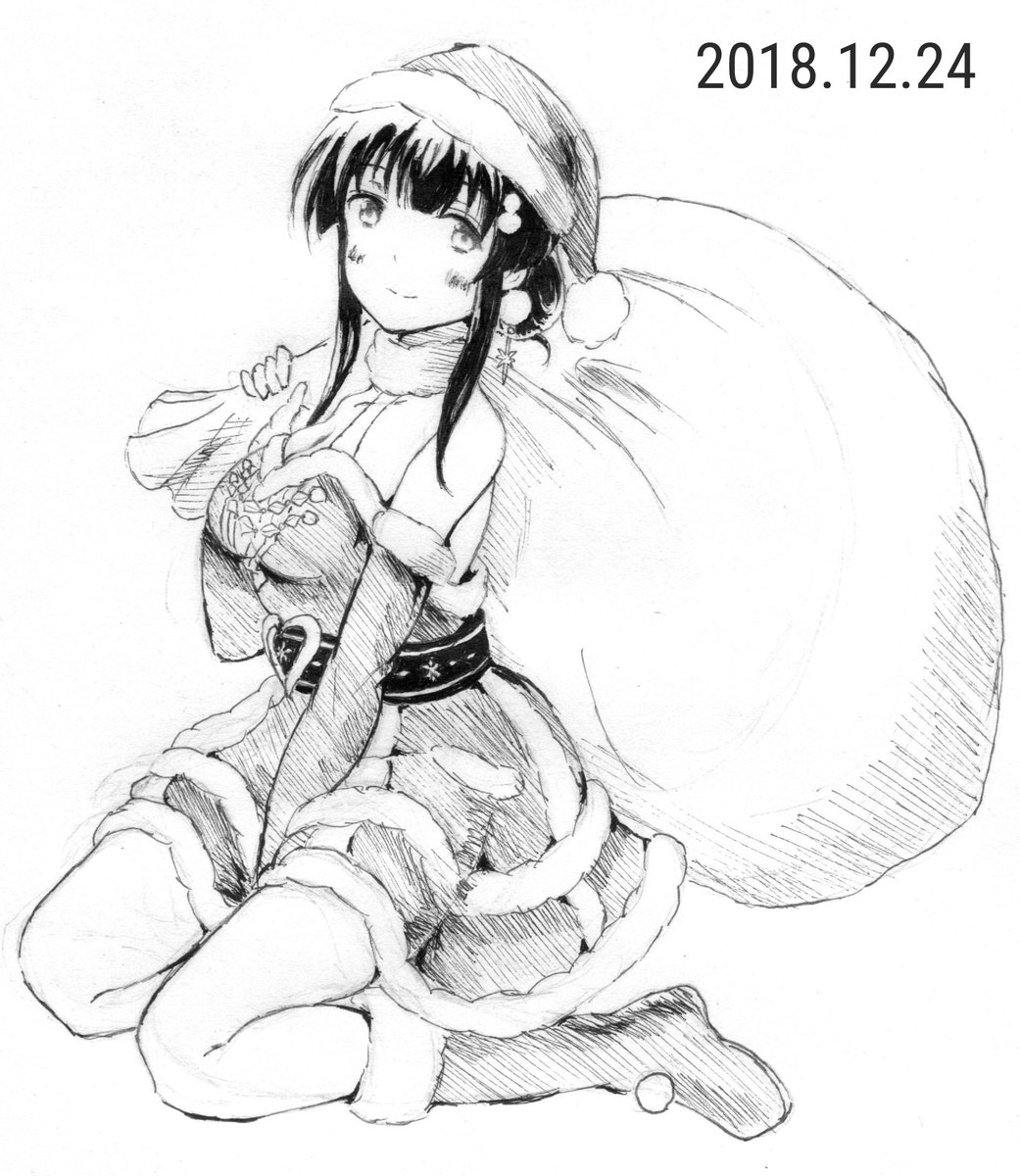 クリスマスの舞衣ちゃんの2020年～2018年までの絵です
今年はi Pad買ったので初めてデジタルで描いてます
来年にまた描く頃にはもっと上手くなりたいですね
#とじとも
#刀使ノ巫女 https://t.co/Tsv1ObR1OT 