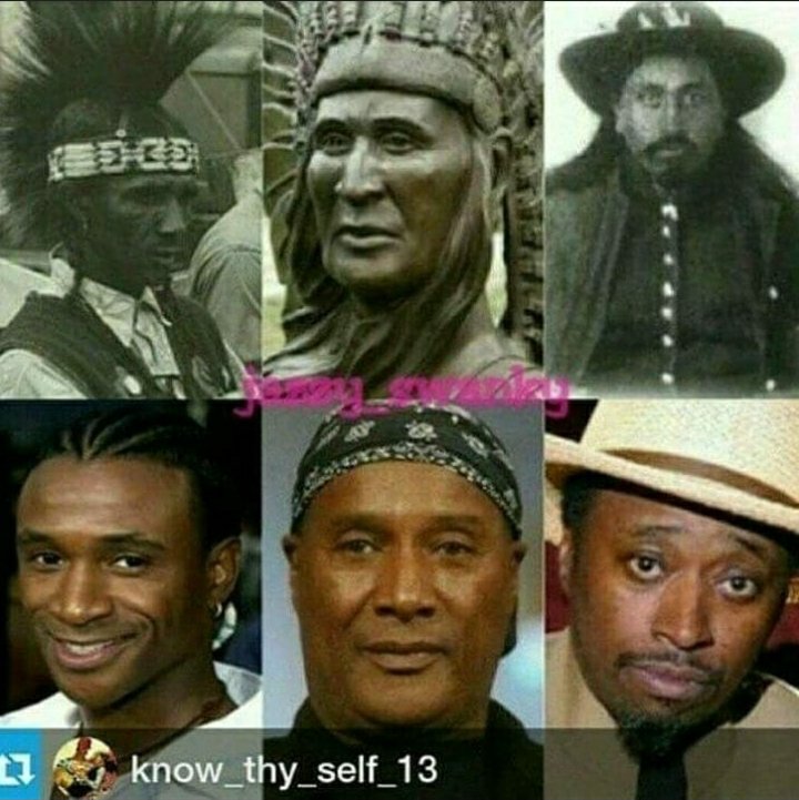 One way or another however the Aztecs/ dark mexicans (or at least alot of them) found there way north and mixed with the northern moors, hence why you have aztec/mayan features with beards. A trait not usually found among them.