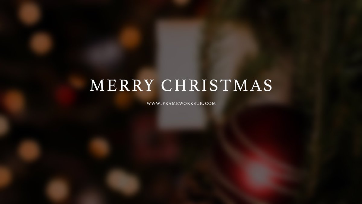 UKFrameWorks's tweet photo. Merry Christmas Everyone... 🎄 https://t.co/dEJcx5IO02
