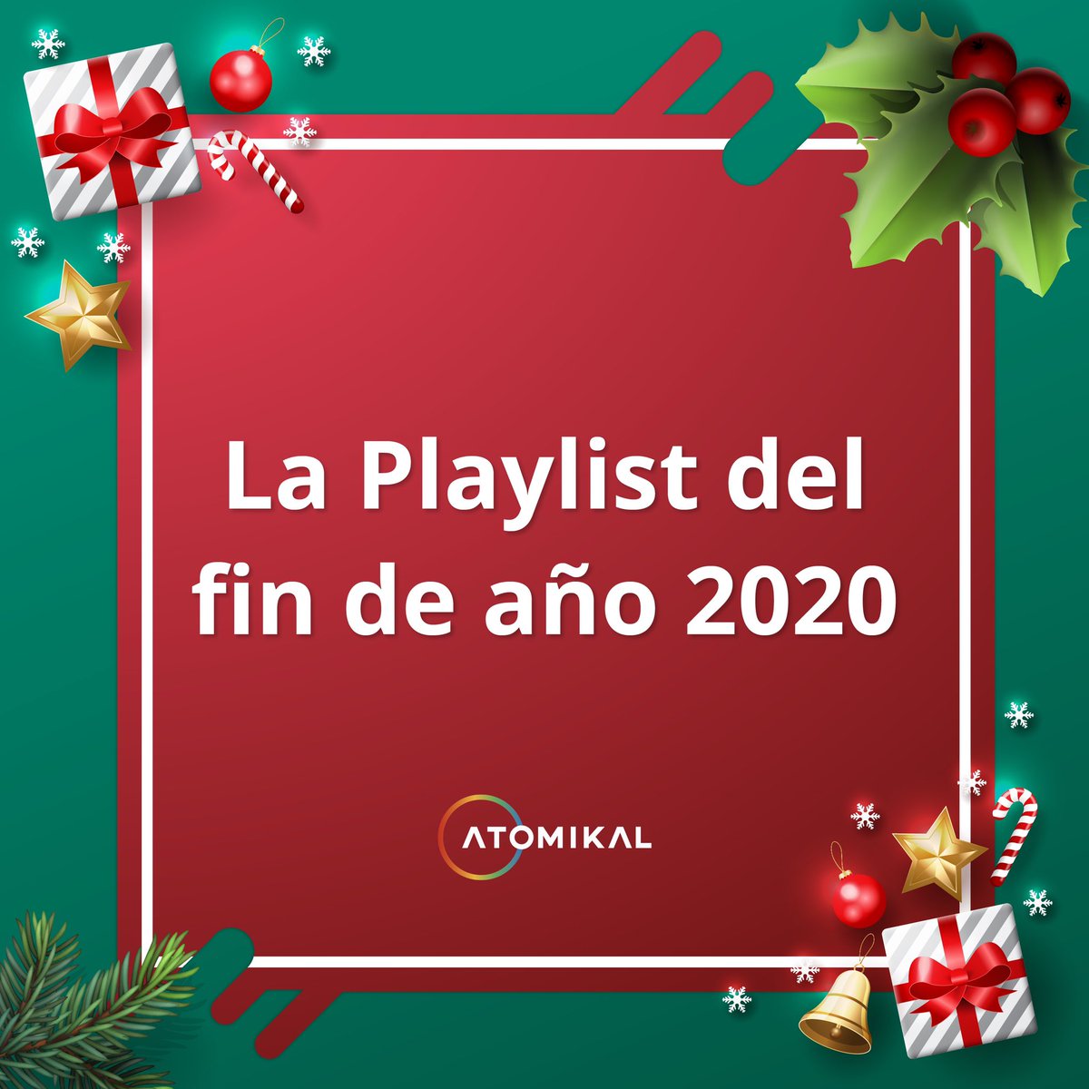 Atomikal's tweet photo. “Son muchas las emociones que este año nos trae, pero queremos rescatar las positivas. Qué mejor manera que compartir la música que nos acompañó y nos mantuvo motivados. Dale play a nuestra playlist de fin de año y ten felices fiestas en familia”. Perú ❤️
https://t.co/EmxYnkaWLF https://t.co/me5AQF4l33
